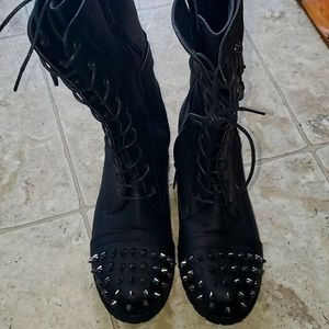 Spiked boots